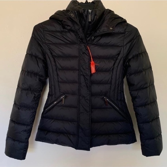 New DAWN LEVY Miki Down Feather Puffer Jacket in Black Size XS - Picture 3 of 12